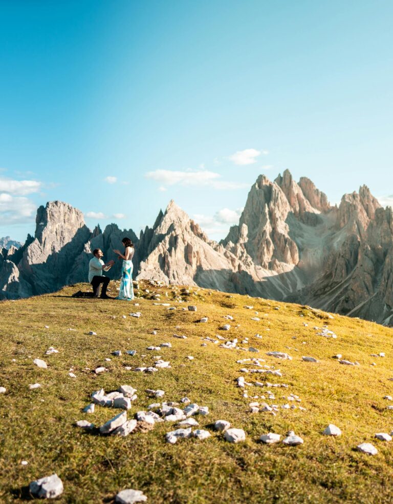 Man Kneeling to His Girlfriend